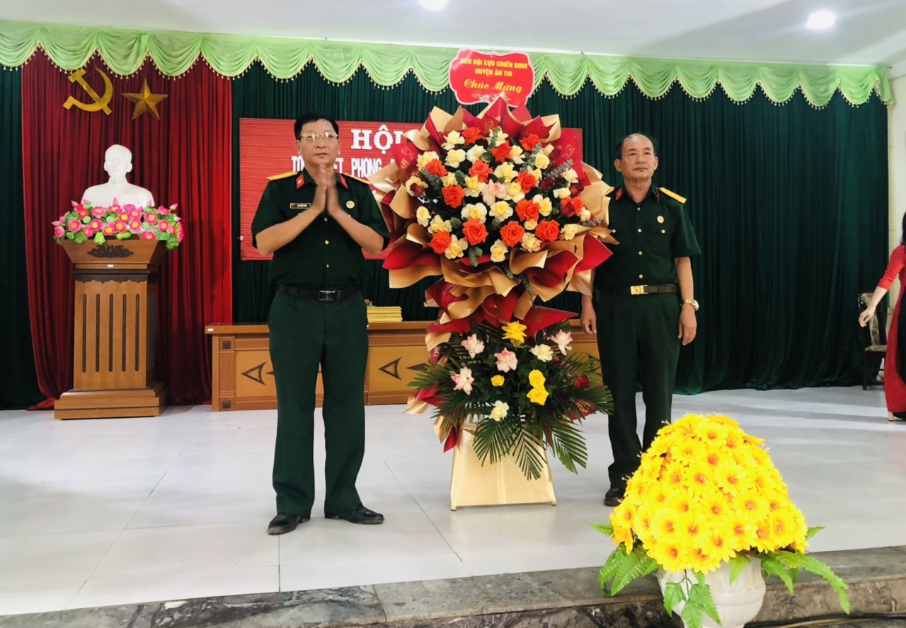 HỘI CỰU CHIẾN BINH XÃ NGUYỄN TRÃI, HUYỆN ÂN THI TỔNG KẾT PHONG TRÀO THI ĐUA 