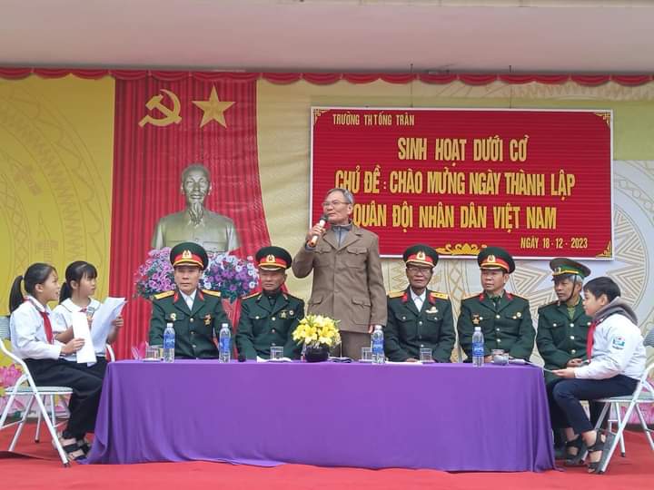 Hội Cựu chiến binh xã Tống Trân giáo dục truyền thống yêu nước cho thế hệ trẻ