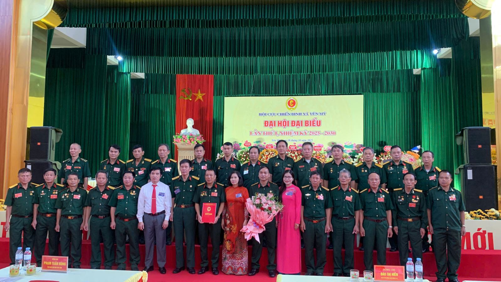 Đại hội Đại biểu Hội Cựu chiến binh xã Yên Mỹ lần thứ I, nhiệm kỳ 2025–2030: Phát huy truyền thống 