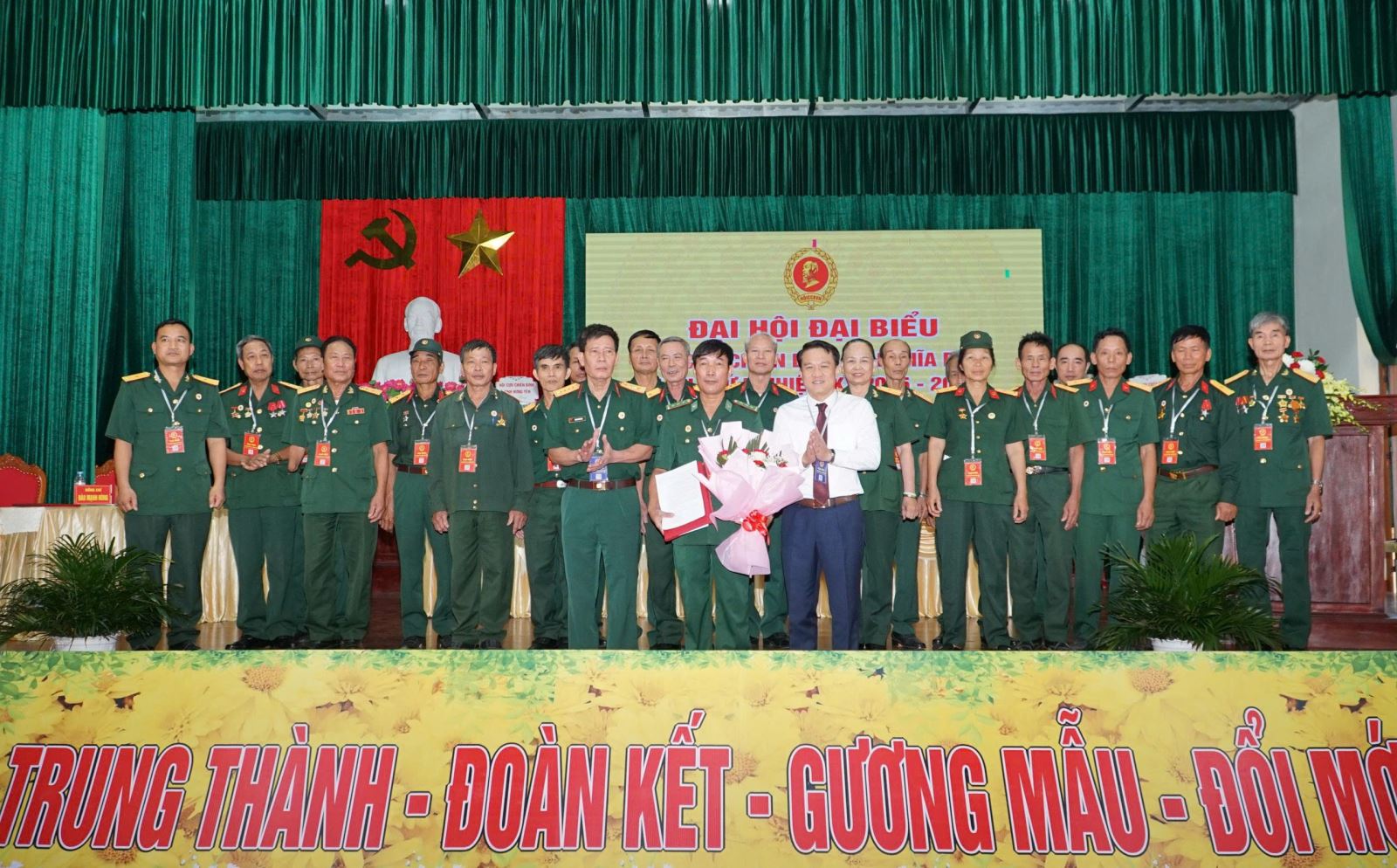 Đại hội đại biểu Hội Cựu chiến binh các xã Nghĩa Dân, Lạc Đạo 