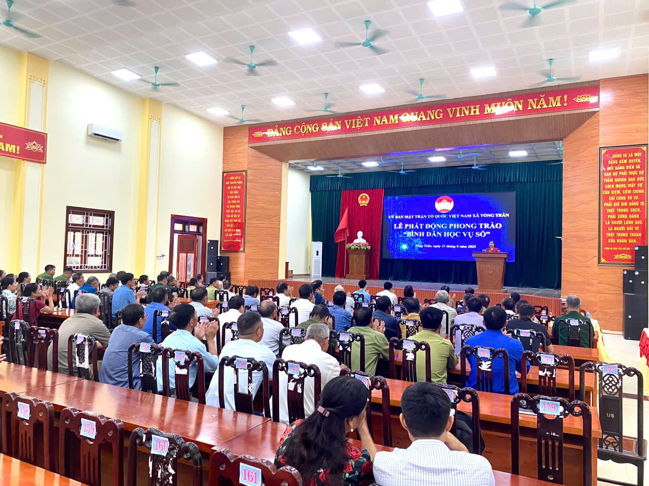 Hội Cựu chiến binh xã Tống Trân tiếp tục phát huy tinh thần Cách mạng tháng Tám