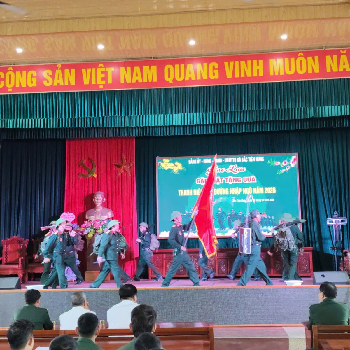 Phát huy truyền thống cách mạng, tuổi trẻ xã Bắc Tiên Hưng hăng hái lên đường tòng quân bảo vệ Tổ quốc