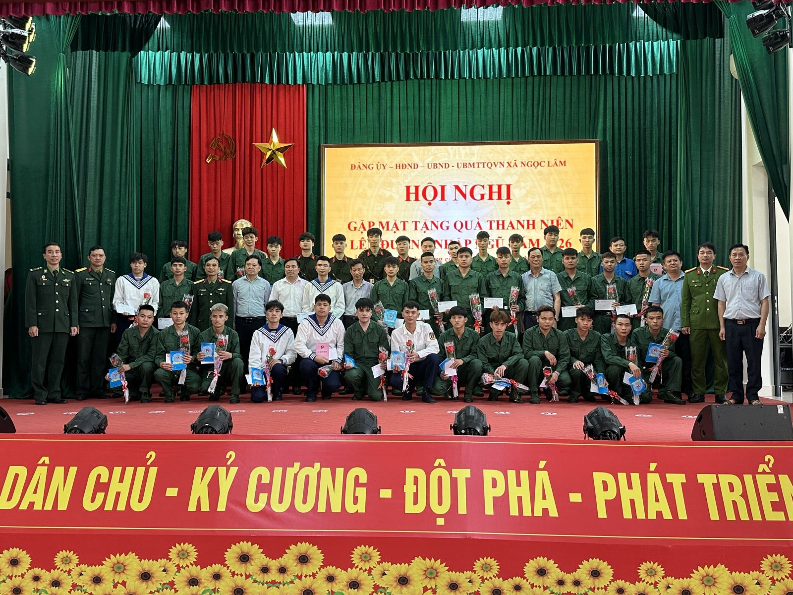 Tuổi trẻ xã Ngọc Lâm khát vọng cống hiến, xây dựng và bảo vệ Tổ Quốc