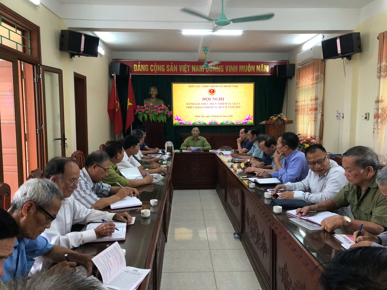 Hội CCB xã Minh Thọ: Phát huy phẩm chất “Bộ đội Cụ Hồ”, hoàn thành tốt nhiệm vụ quý I, triển khai nhiệm vụ công tác Hội quý II năm 2026
