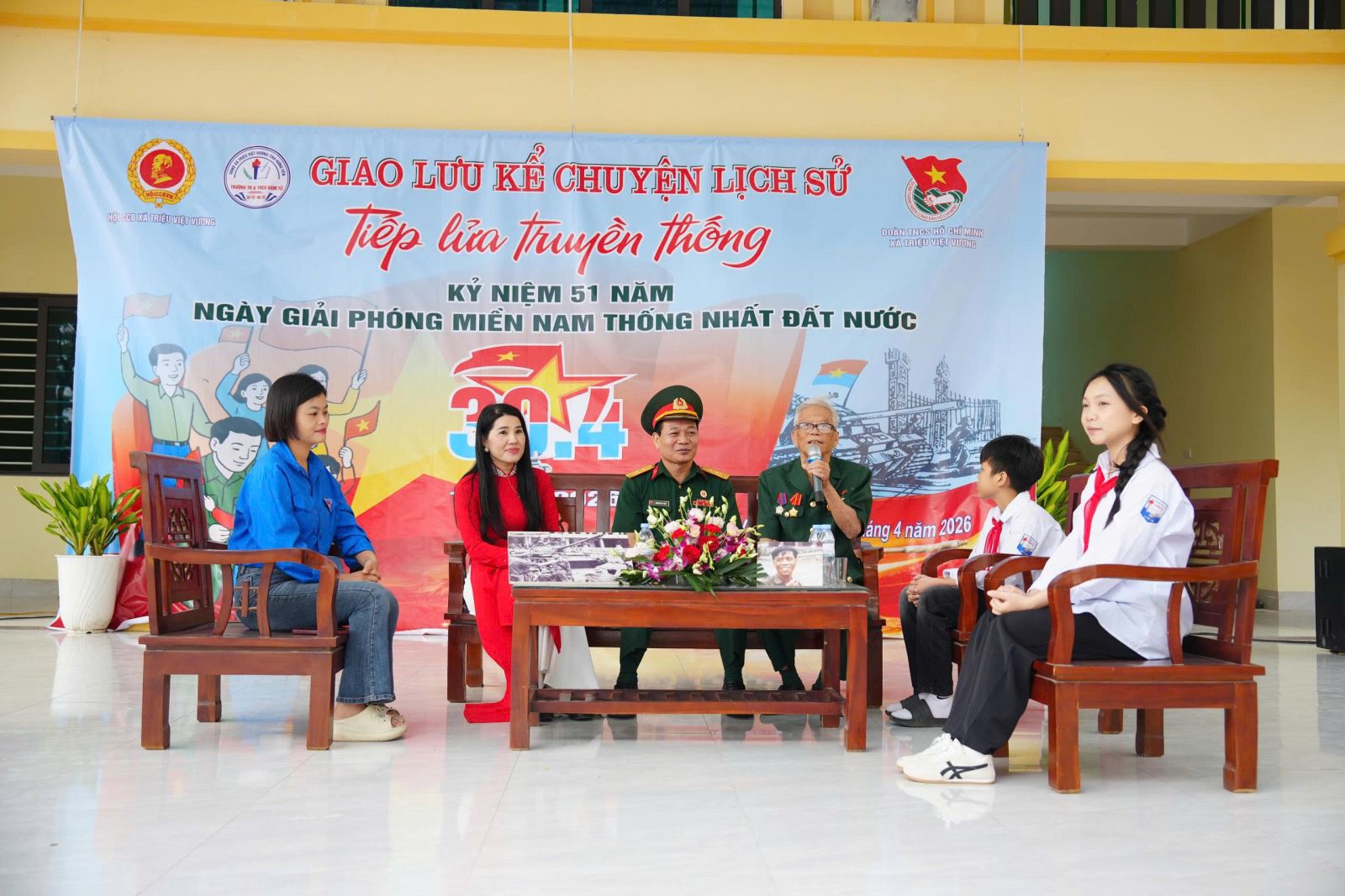 Hội CCB xã Triệu Việt Vương “Tiếp lửa truyền thống” cho thế hệ trẻ